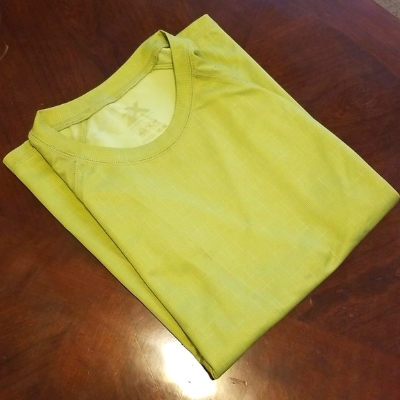 Zeroxposur Men's Medium Lime Green Short Sleeve Shirt 50+ Sun Protection - Picture 12 of 12